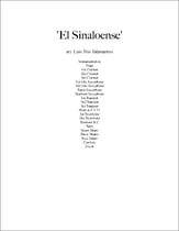 El Sinaloense Marching Band sheet music cover